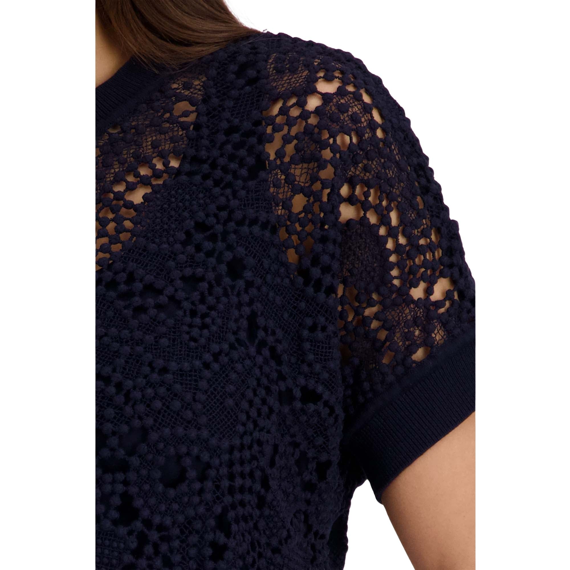 Pullover mit Spitzenmuster - Mode von Monari