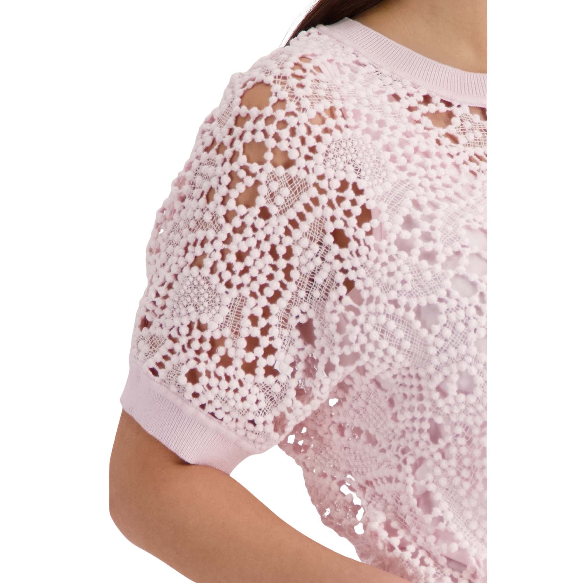 Pullover mit Spitzenmuster - Mode von Monari