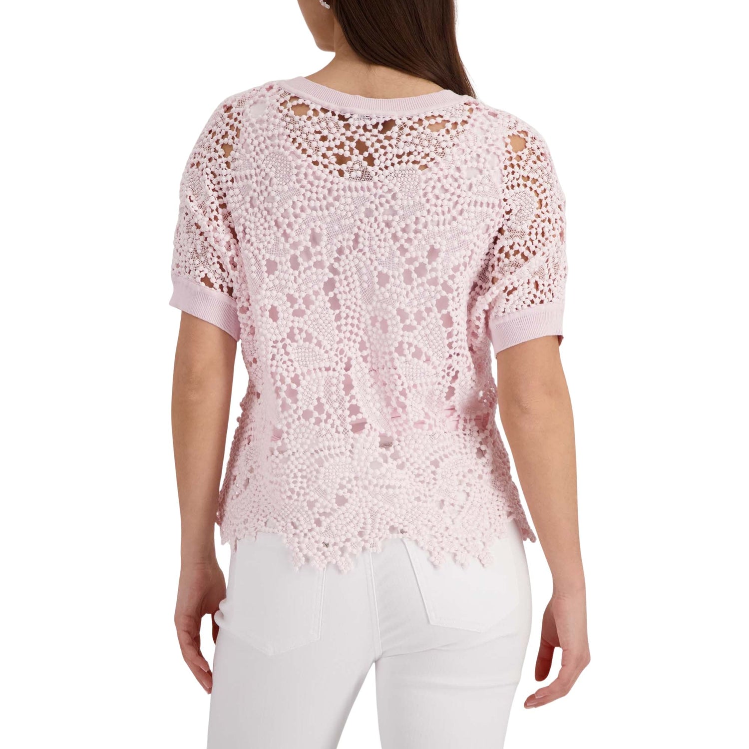 Pullover mit Spitzenmuster - Mode von Monari