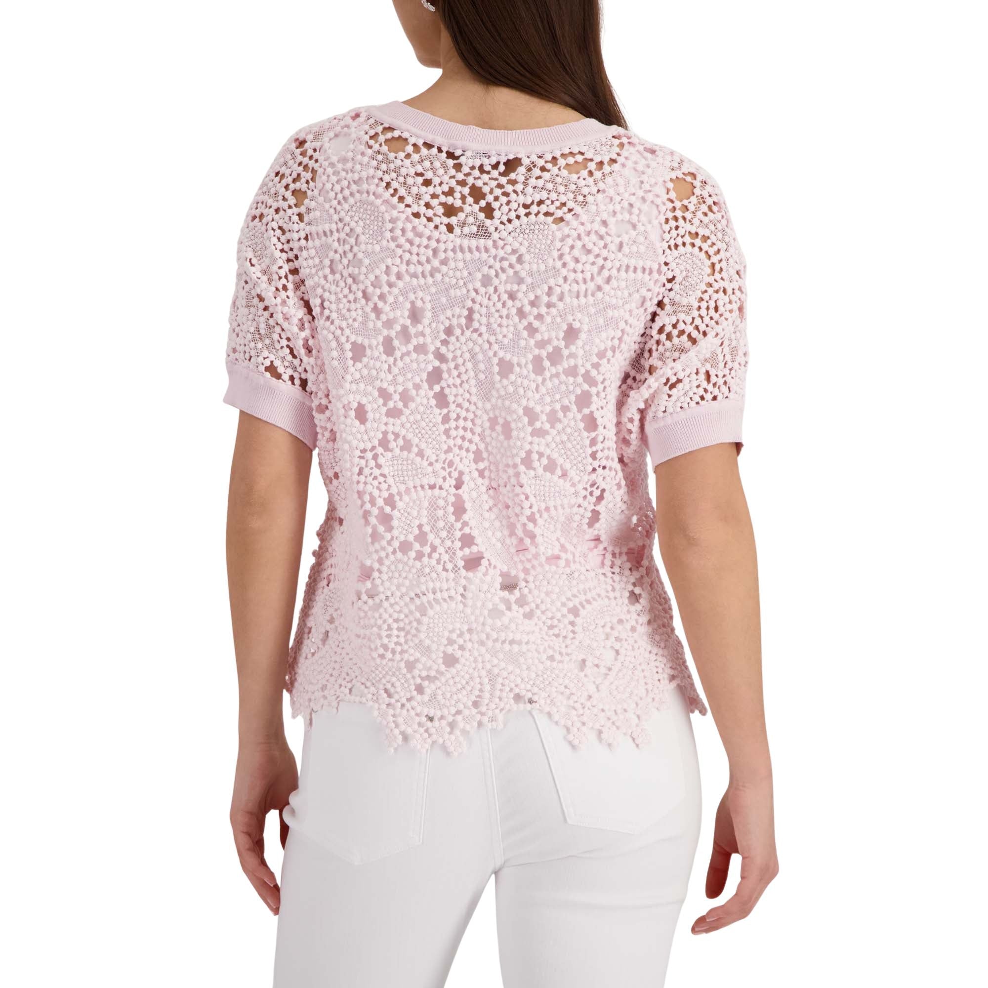 Pullover mit Spitzenmuster - Mode von Monari