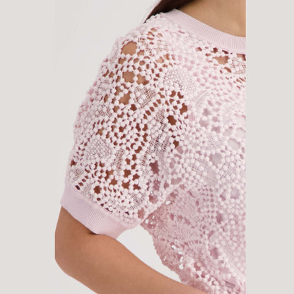 Pullover mit Spitzenmuster - Mode von Monari