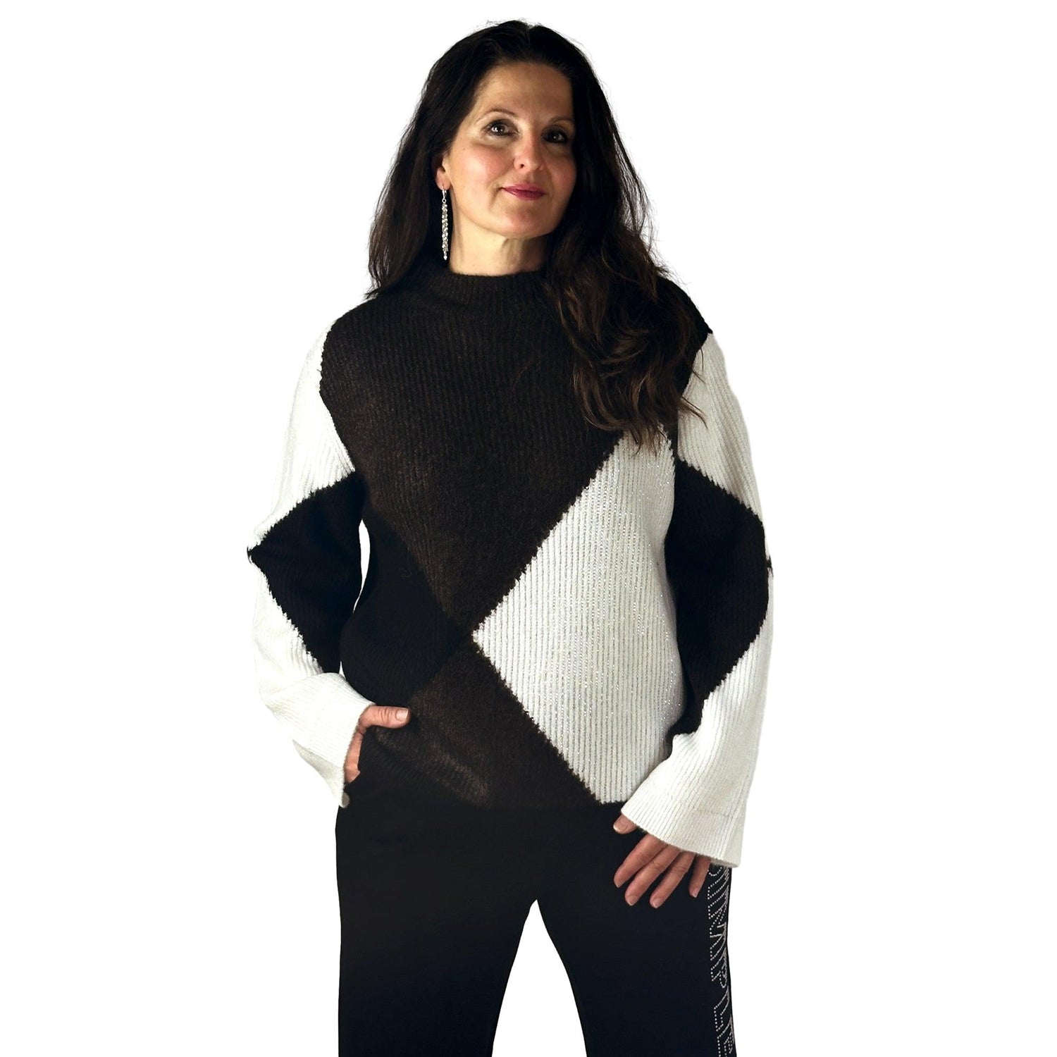 Pullover mit Strass. Mode von Monari. Seidel Moden Onlineshop