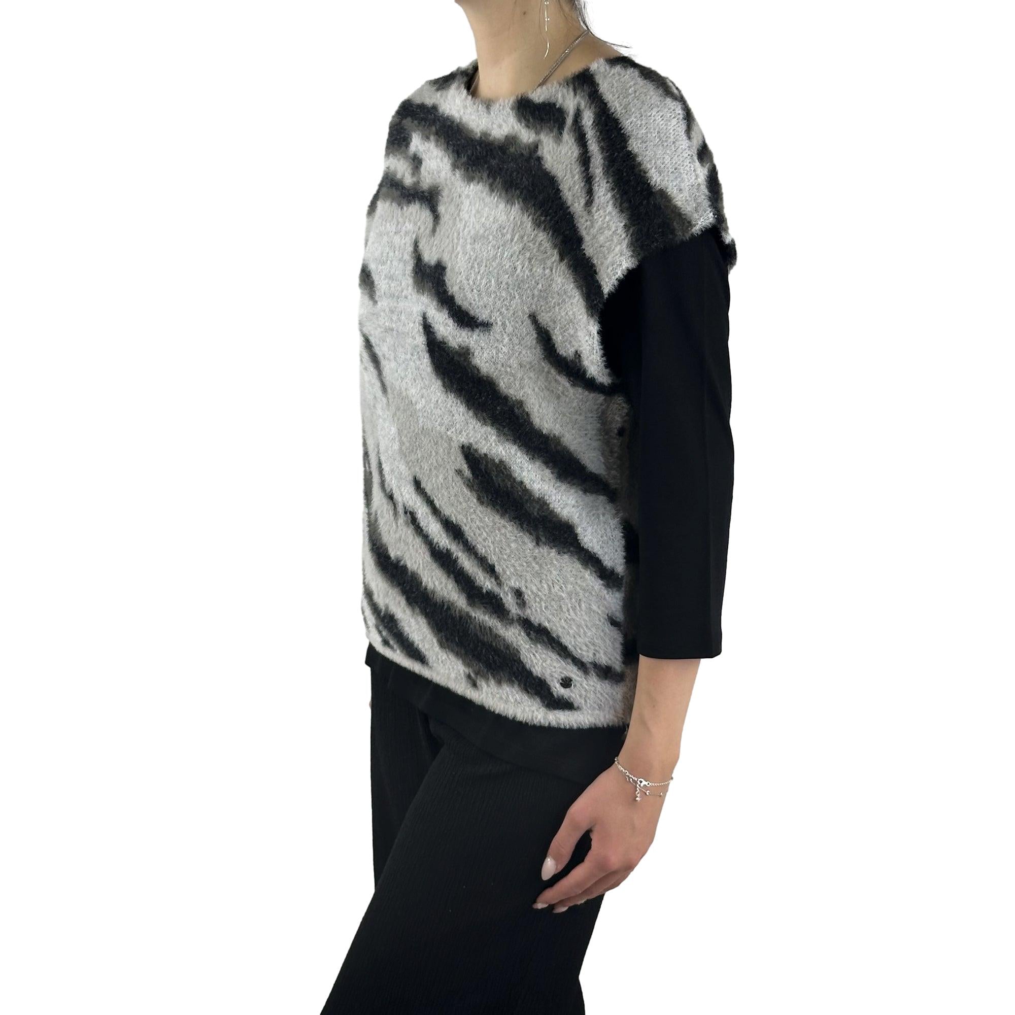 Pullunder in Flauschqualität. Mode von Monari. Seidel Moden Onlineshop