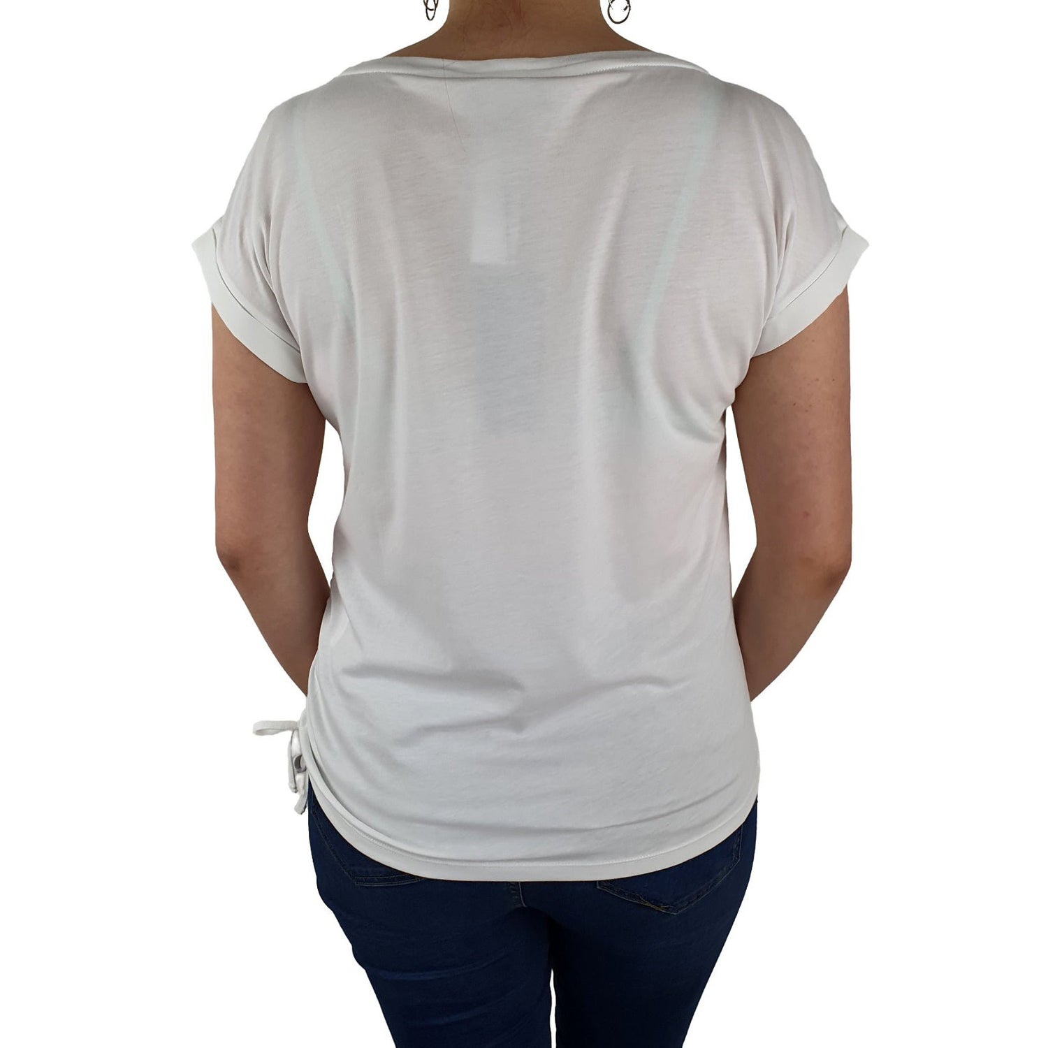 Schluse mit seitlicher Raffung. Mode von Monari. Seidel Moden Onlineshop