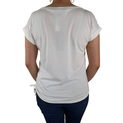 Schluse mit seitlicher Raffung. Mode von Monari. Seidel Moden Onlineshop