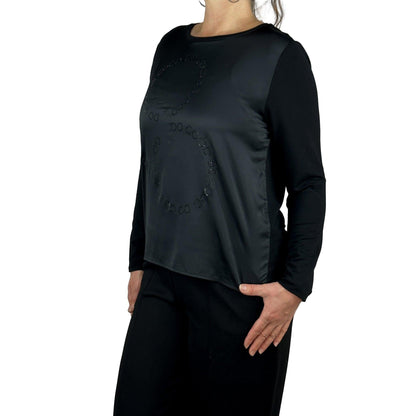 Schluse mit Strasssteinchen. Mode von Monari. Seidel Moden Onlineshop