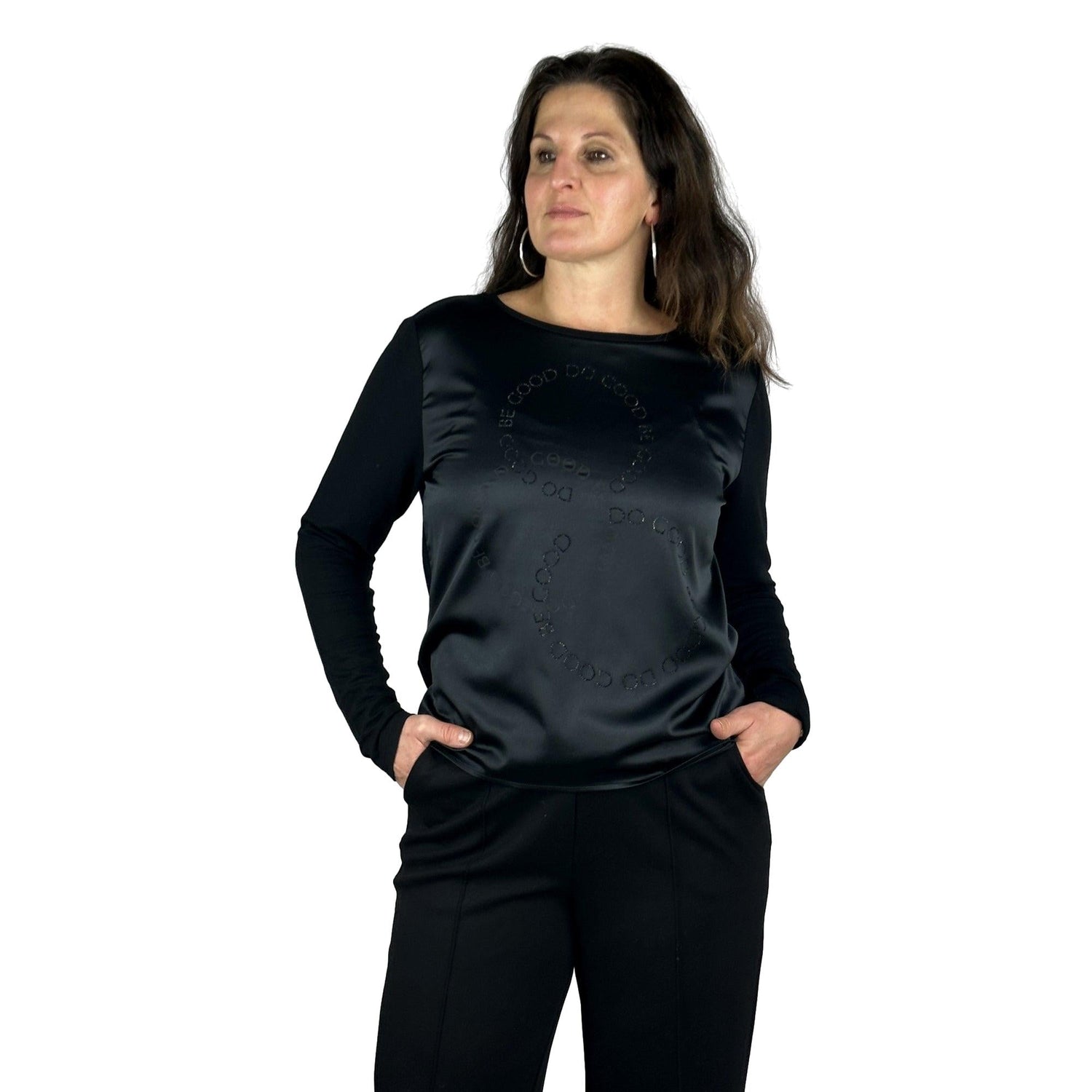 Schluse mit Strasssteinchen. Mode von Monari. Seidel Moden Onlineshop