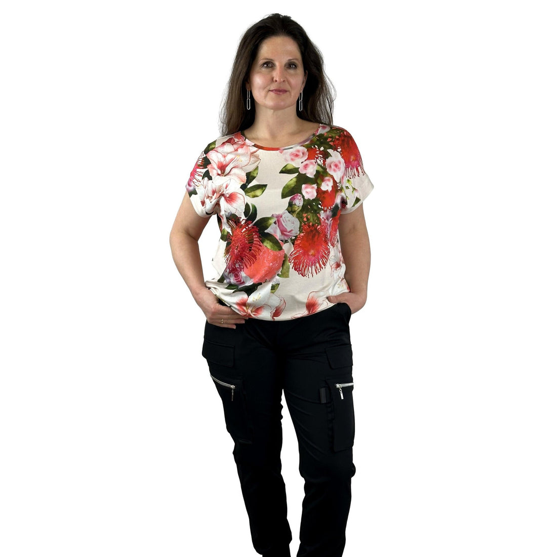 Shirt mit floralem Print. Mode von Monari. Seidel Moden Onlineshop