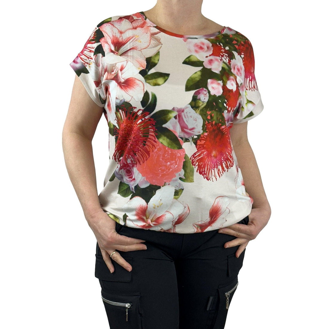 Shirt mit floralem Print. Mode von Monari. Seidel Moden Onlineshop