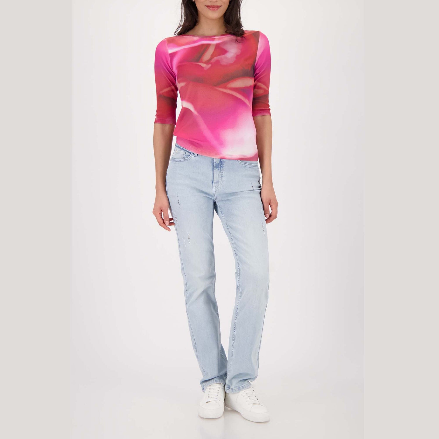 Shirt mit Allover - Print - Mode von Monari