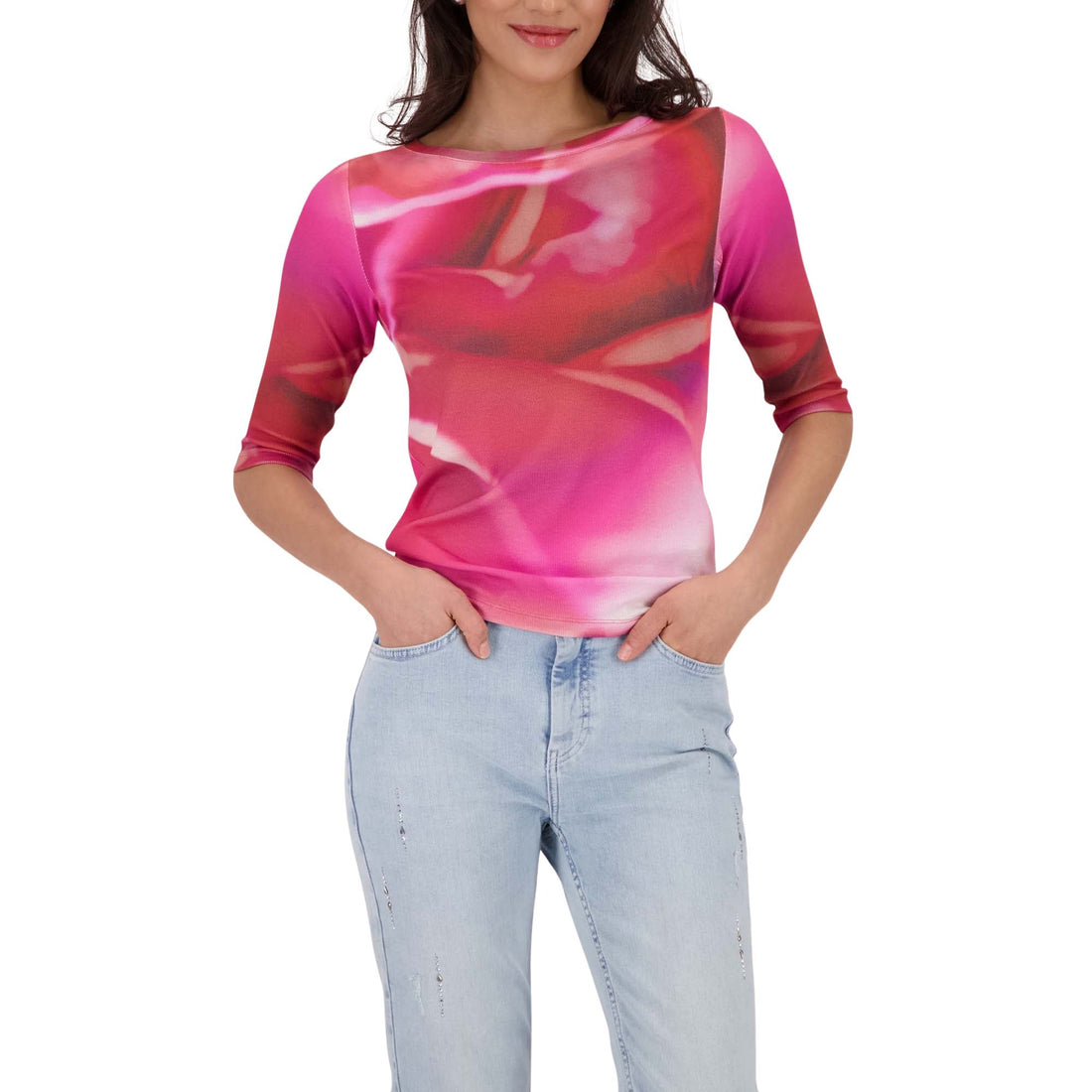 Shirt mit Allover-Print - Mode von Monari