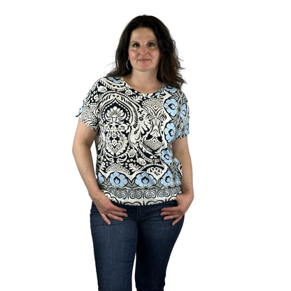 Shirt mit Allover Print. Mode von Monari. Seidel Moden Onlineshop