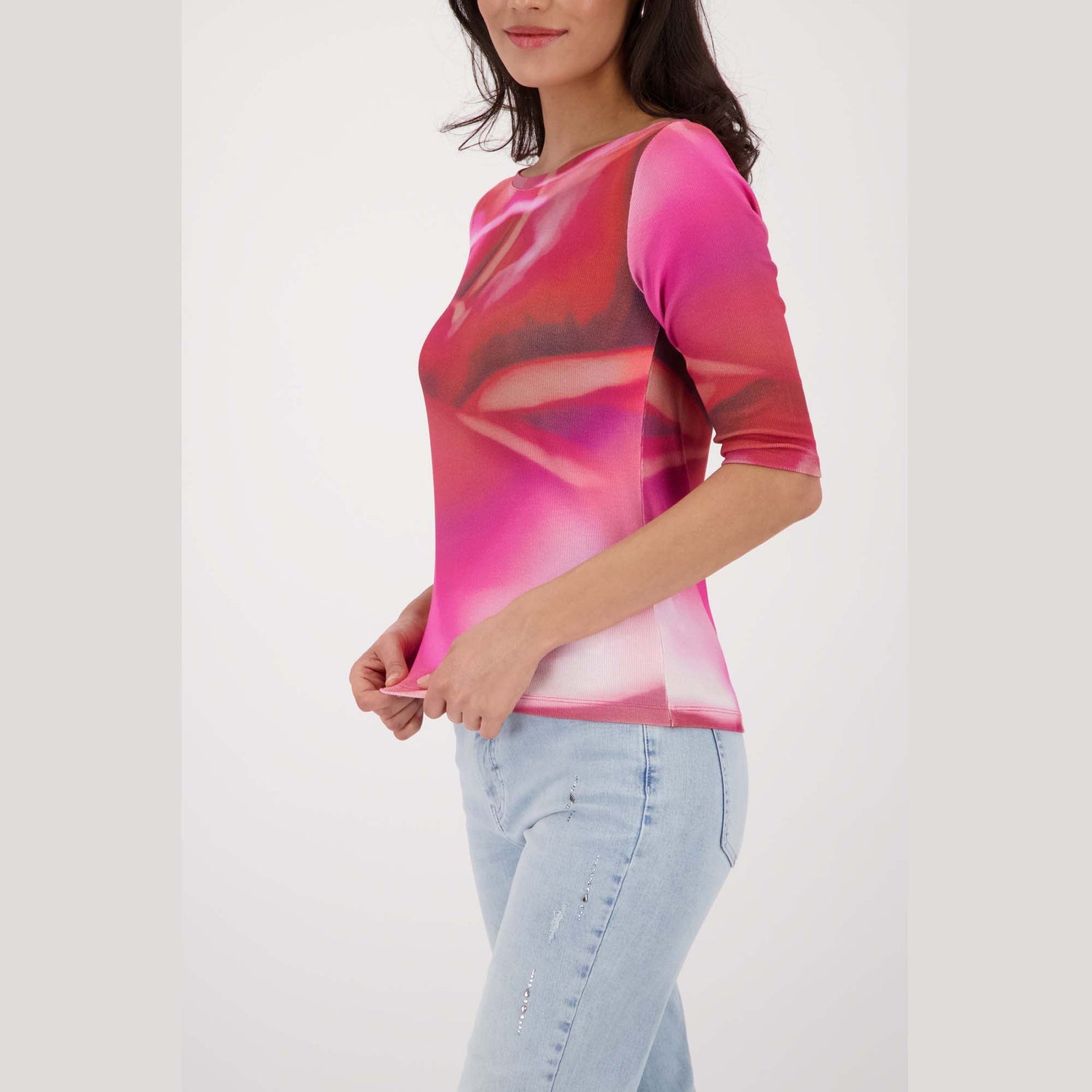 Shirt mit Allover - Print - Mode von Monari