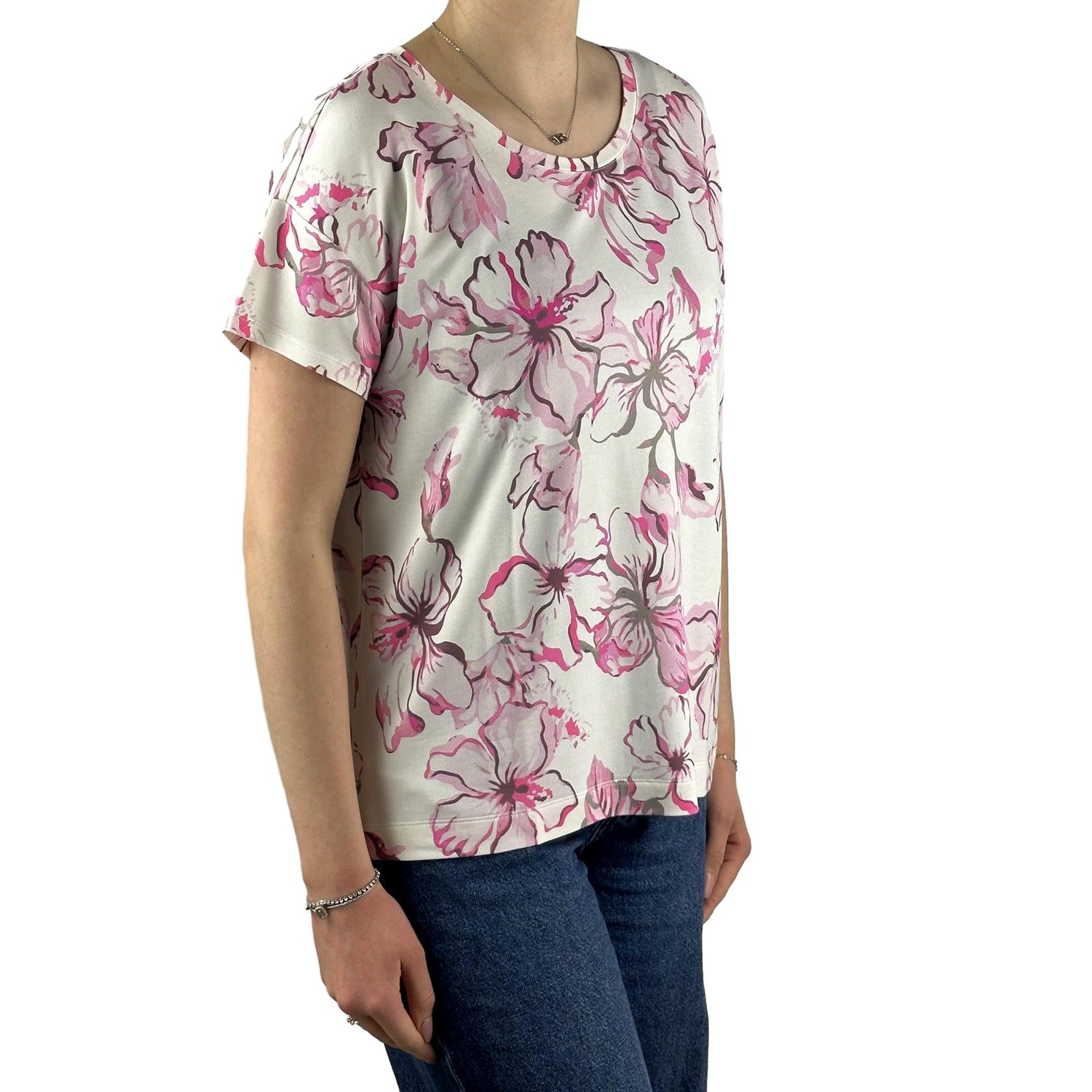 Shirt mit Blumendruck. Mode von Monari. Seidel Moden Onlineshop