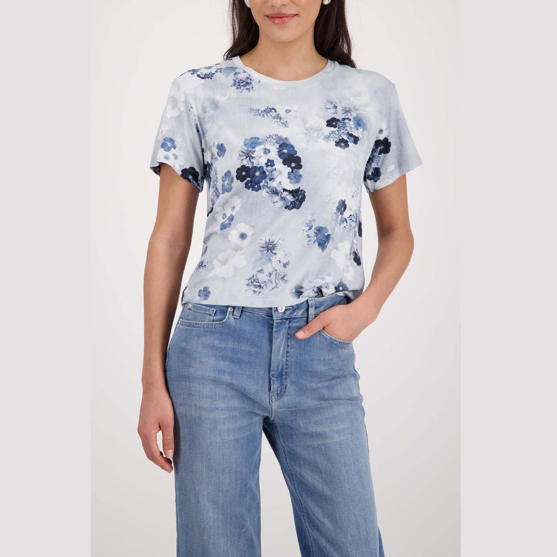 Shirt mit Blumenmuster - Mode von Monari