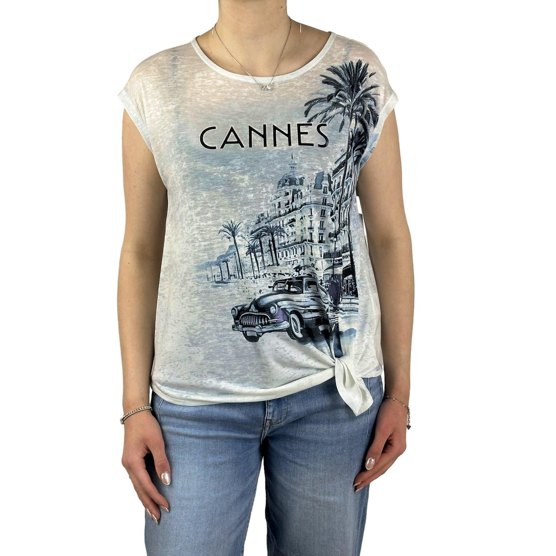 Shirt mit Knoten - Mode von Monari