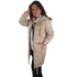 Lange Steppjacke mit Galonstreifen. Mode von Monari. Seidel Moden Onlineshop