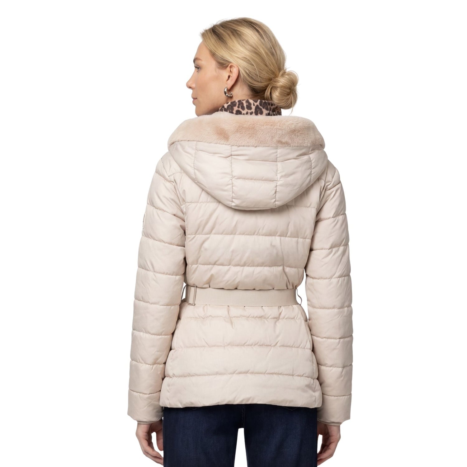 Steppjacke mit Taillengürtel - Mode von Monari