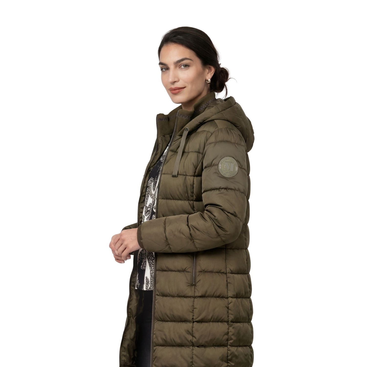 Steppmantel mit Lurex - Mode von Monari