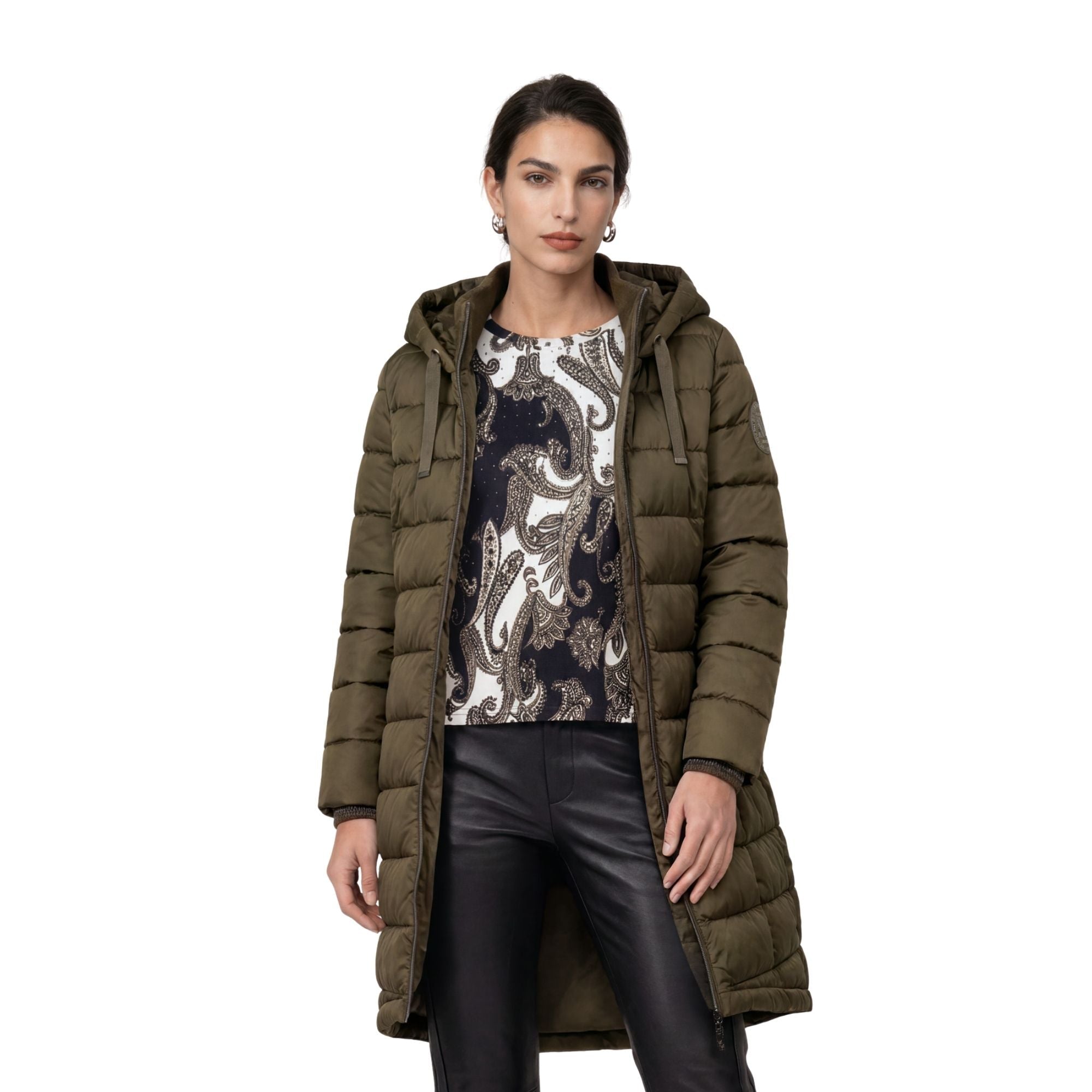 Steppmantel mit Lurex - Mode von Monari