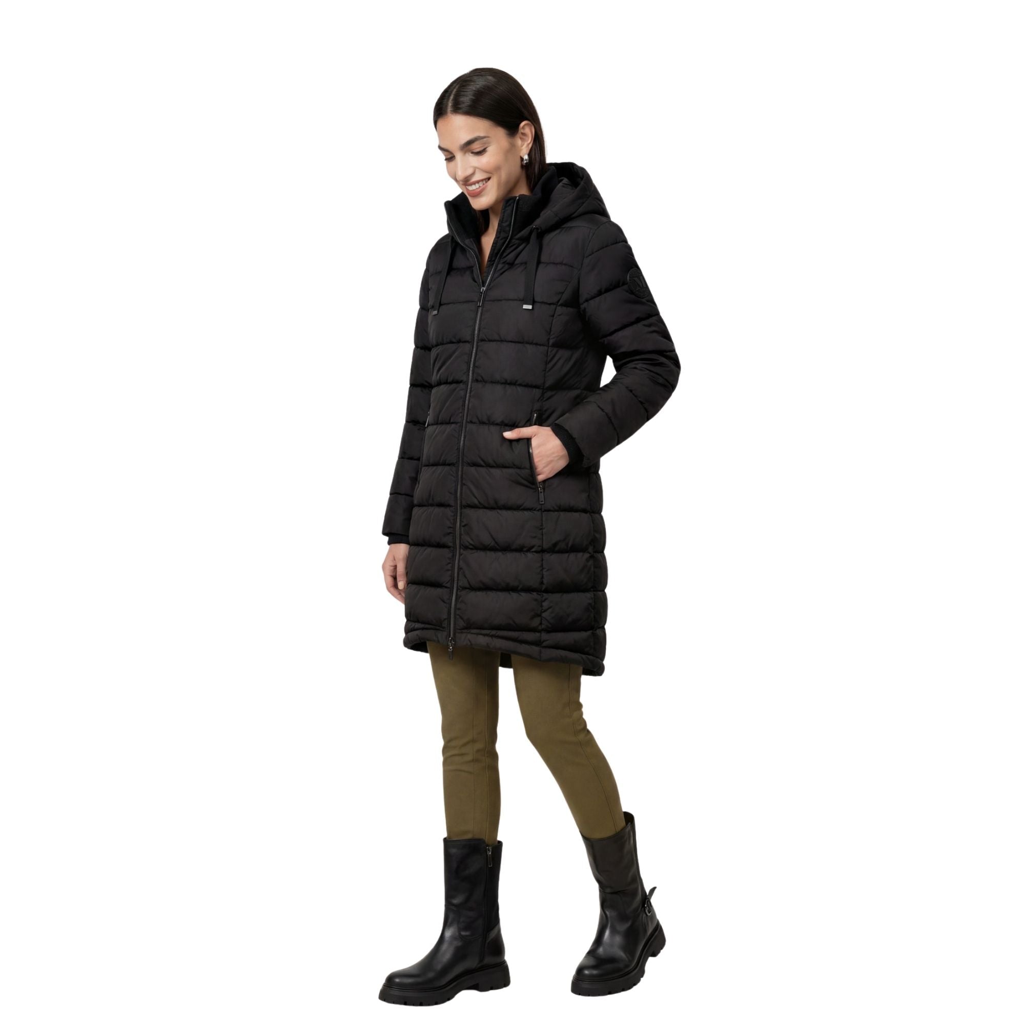 Steppmantel mit Lurex - Mode von Monari