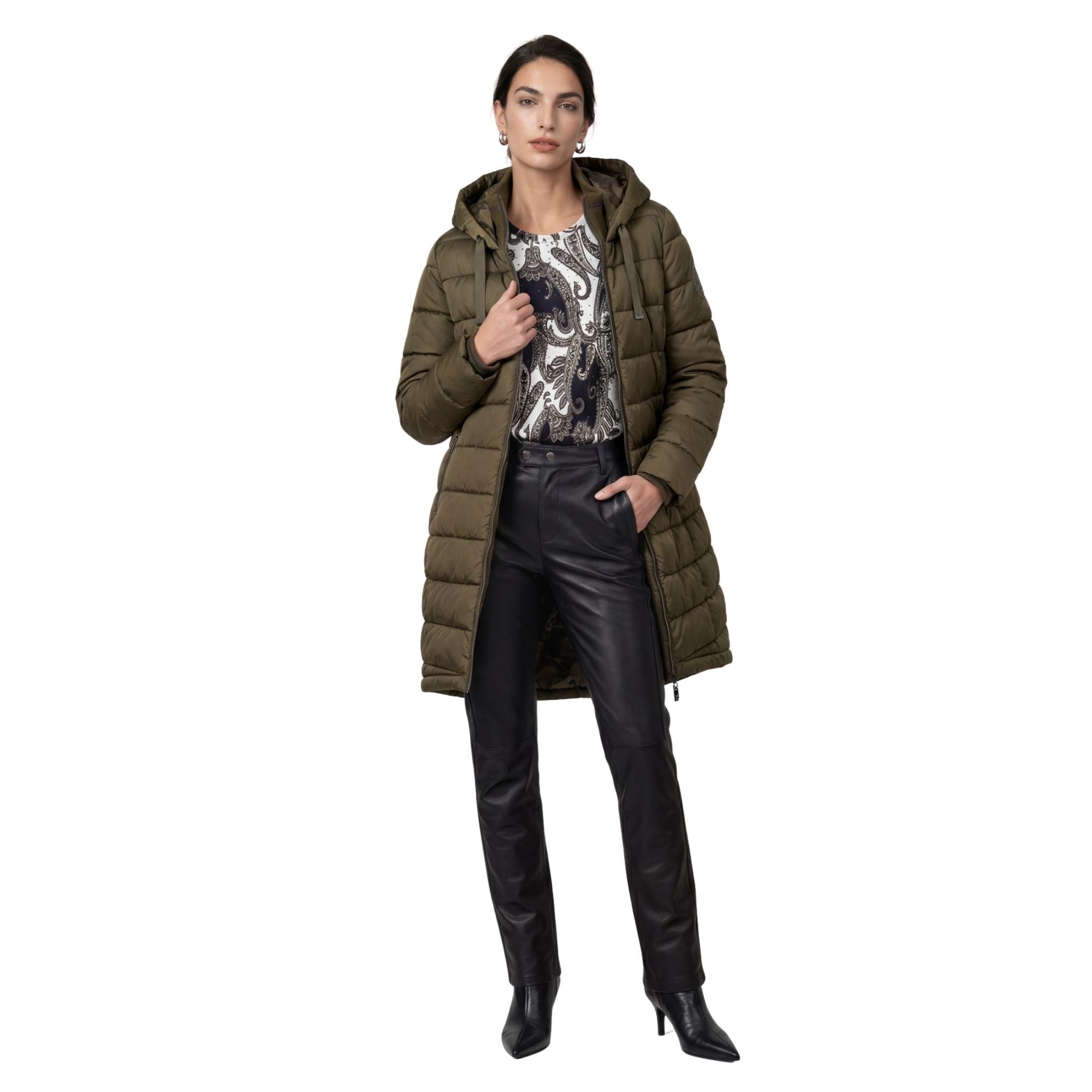 Steppmantel mit Lurex - Mode von Monari