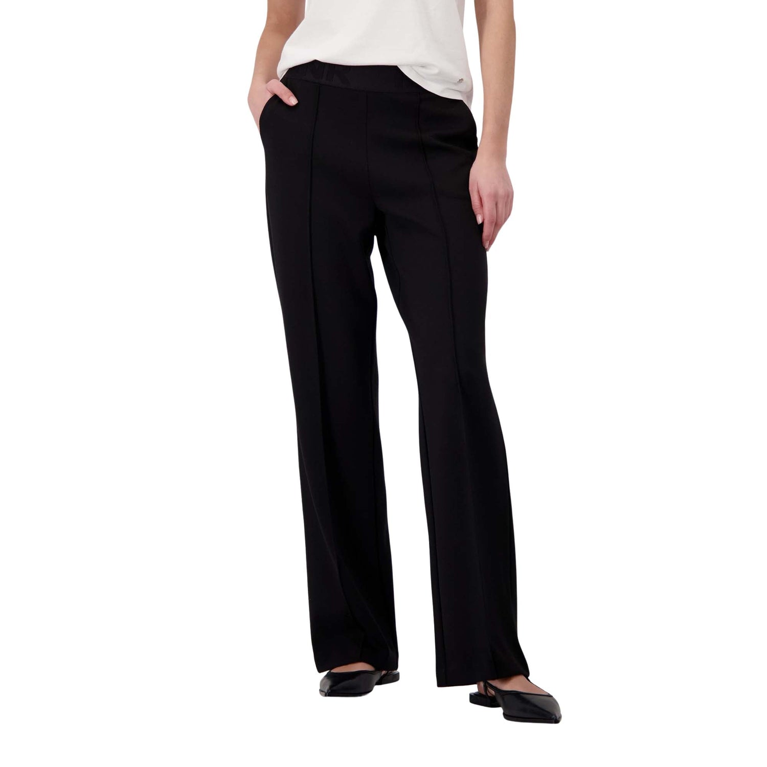 Stoffhose mit Schlupfbund - Mode von Monari