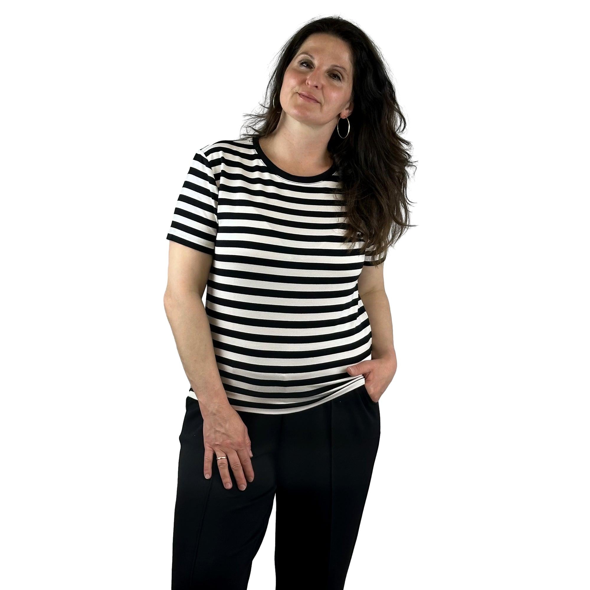 Shirt mit Streifen. Mode von Monari. Seidel Moden Onlineshop