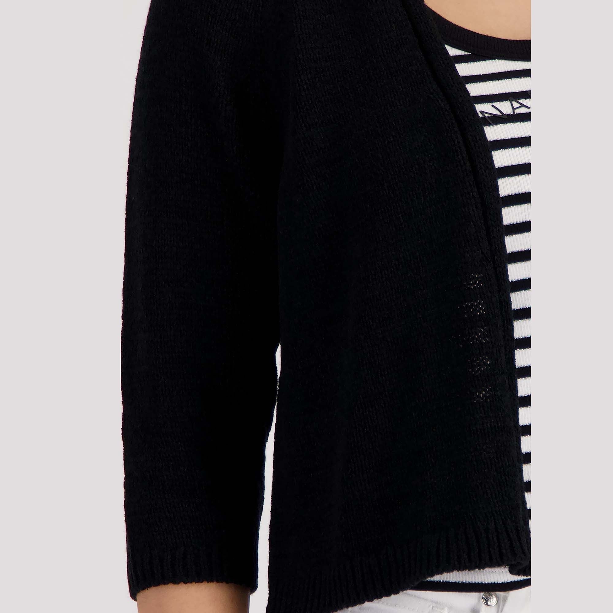 Strickjacke mit 3/4 Ärmeln - Mode von Monari