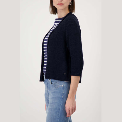 Strickjacke mit 3/4 Ärmeln - Mode von Monari