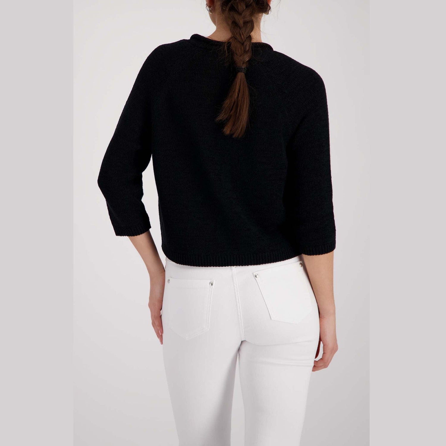 Strickjacke mit 3/4 Ärmeln - Mode von Monari