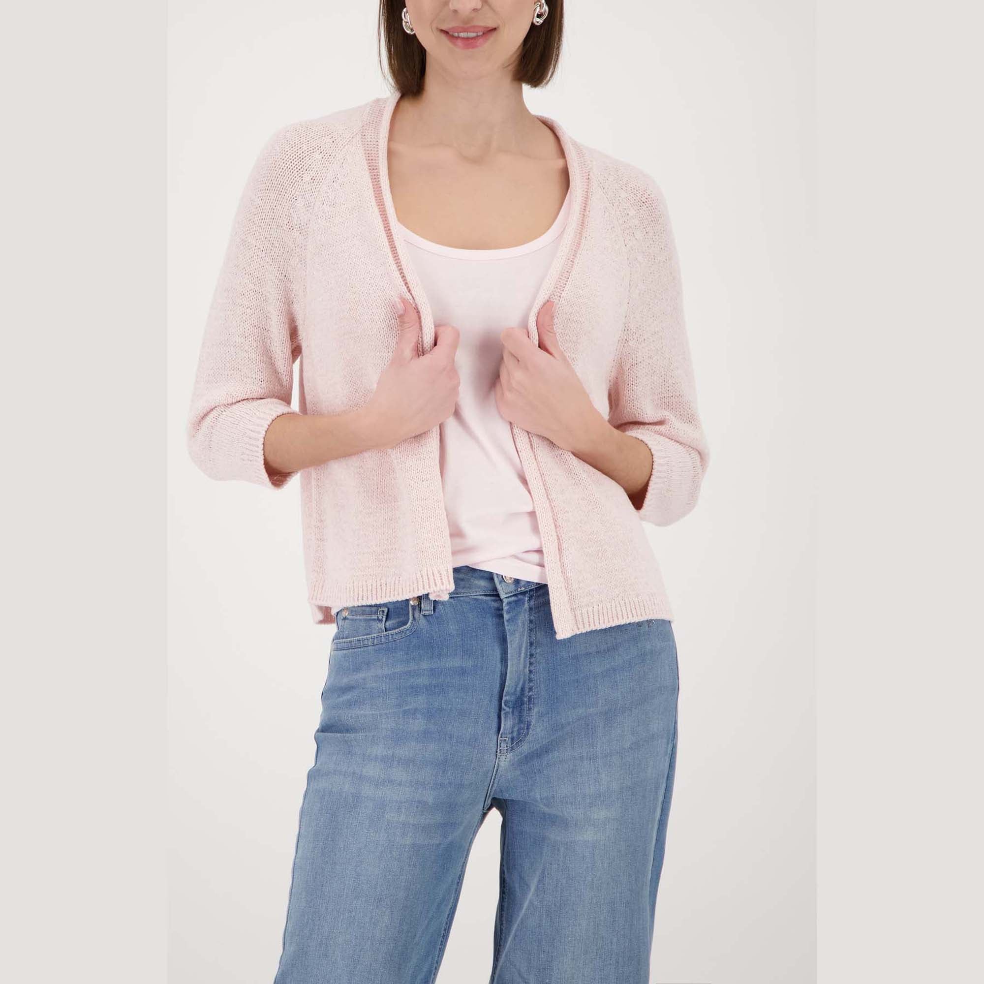 Strickjacke mit 3/4 Ärmeln - Mode von Monari