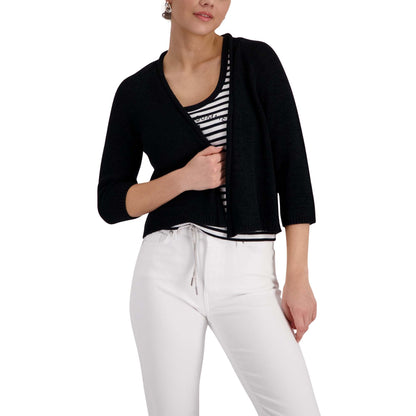 Strickjacke mit 3/4 Ärmeln - Mode von Monari