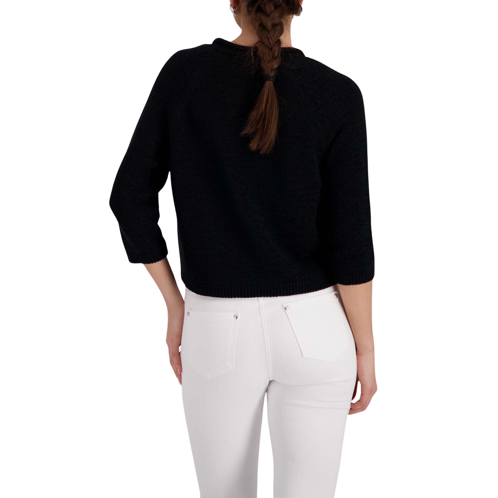 Strickjacke mit 3/4 Ärmeln - Mode von Monari