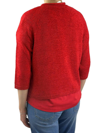Strickjacke mit 3/4 Ärmeln - Mode von Monari
