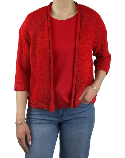 Strickjacke mit 3/4 Ärmeln - Mode von Monari