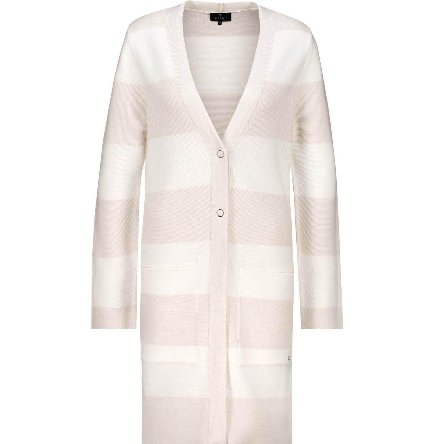 Strickjacke mit Blockstreifen - Mode von Monari