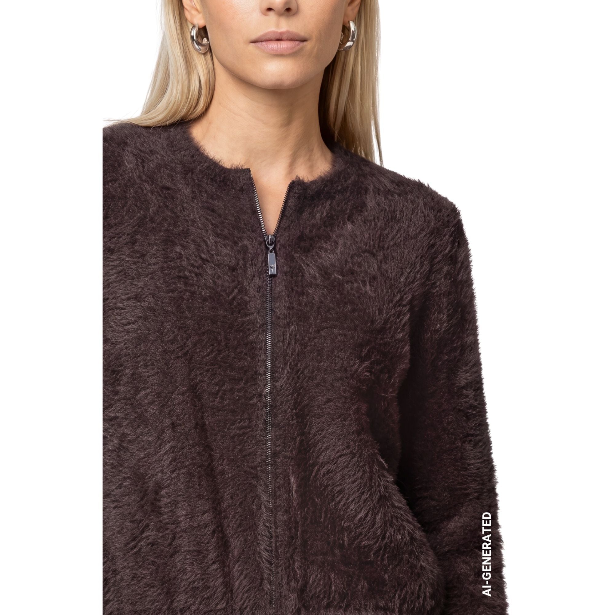 Strickjacke mit flauschiger Haptik - Mode von Monari