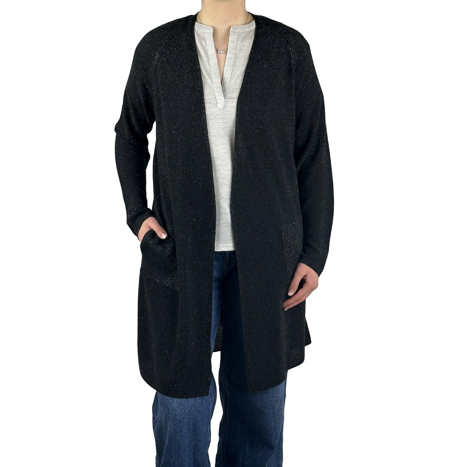 Strickjacke mit Lurex. Mode von Monari. Seidel Moden Onlineshop