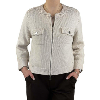 Strickjacke mit Reißverschluss - Mode von Monari