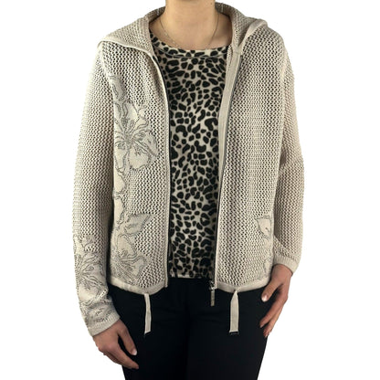 Strickjacke mit Strass. Mode von Monari. Seidel Moden Onlineshop