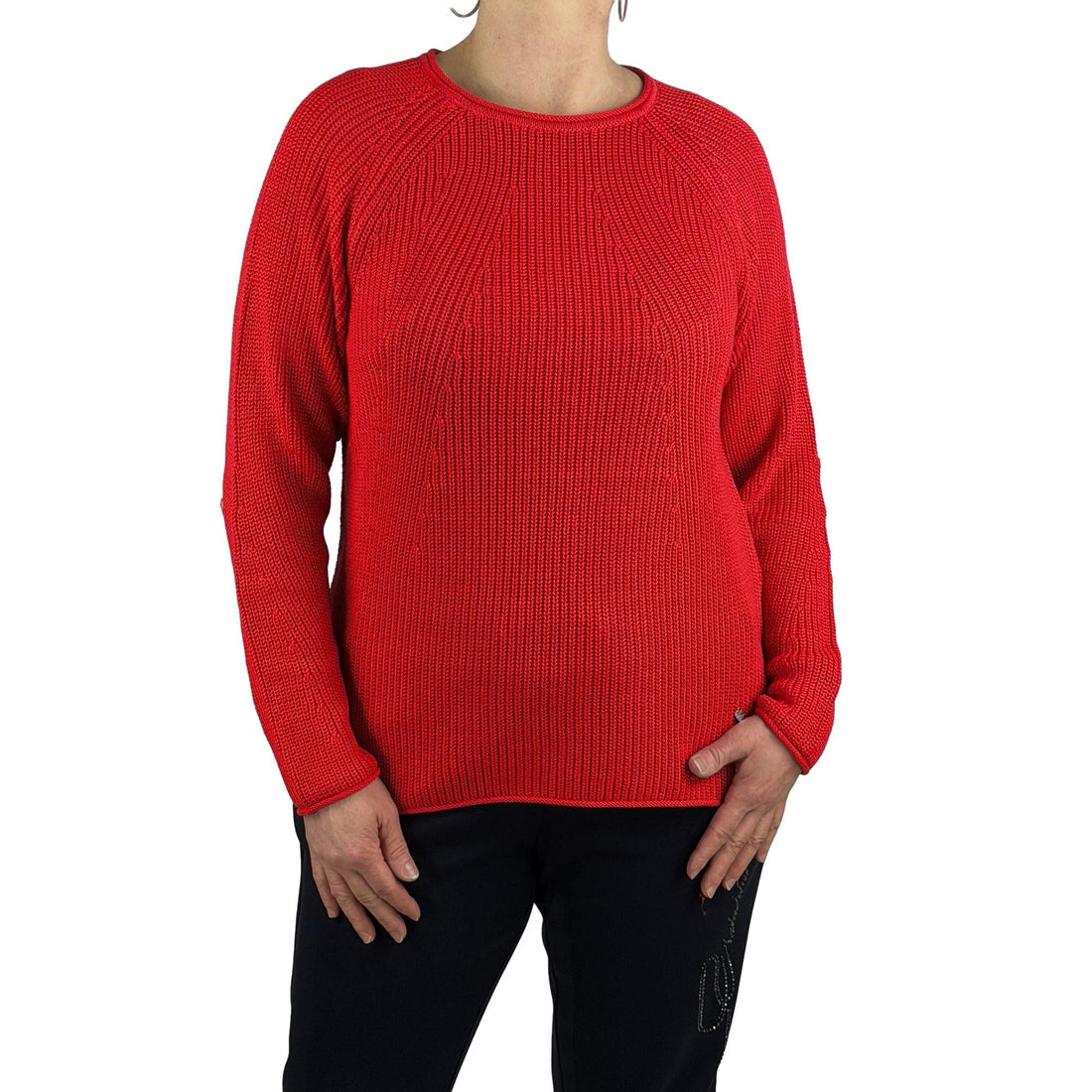 Strickpullover mit Raglan - Ärmel - Mode von Monari