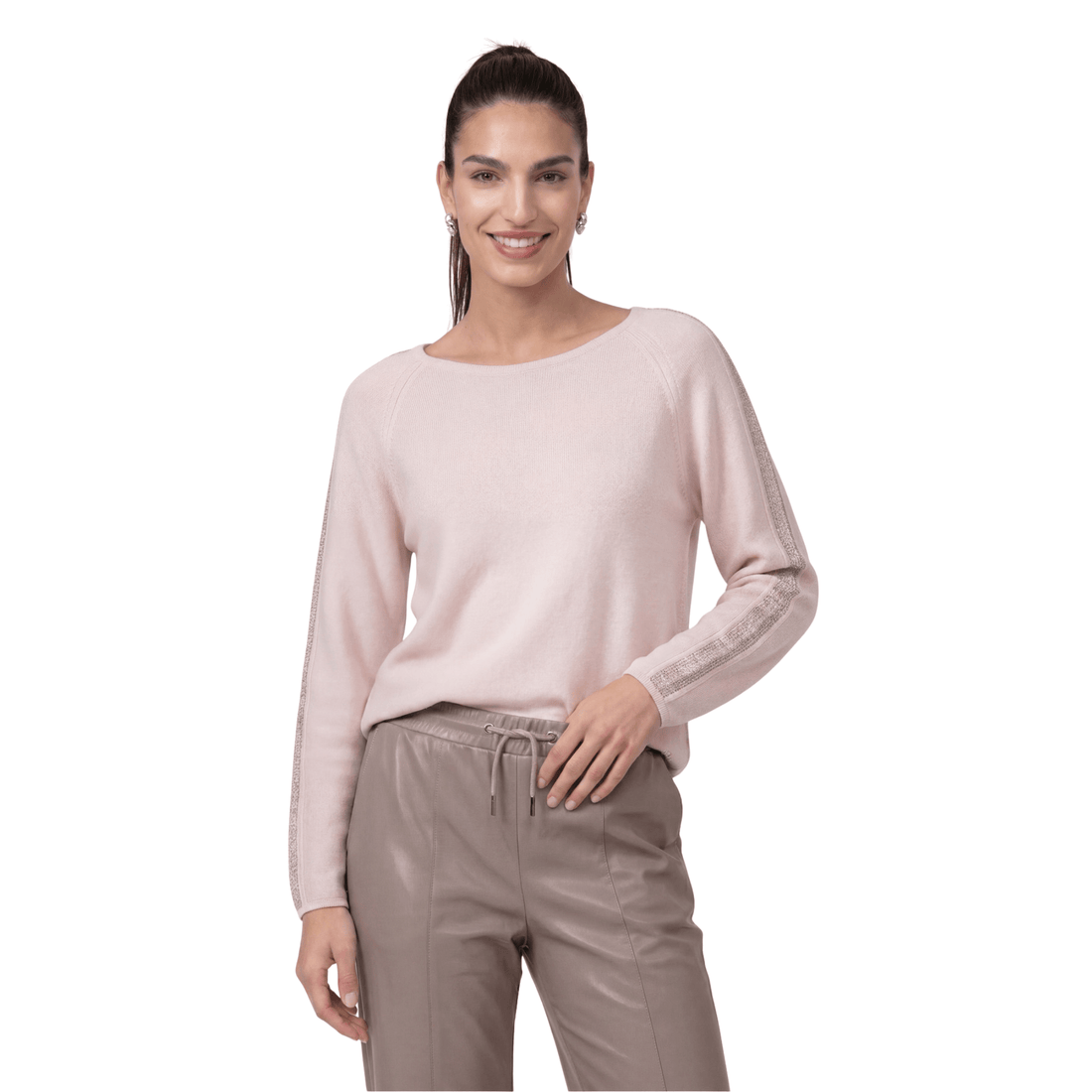 Strickpullover mit Schmuckakzenten - Mode von Monari
