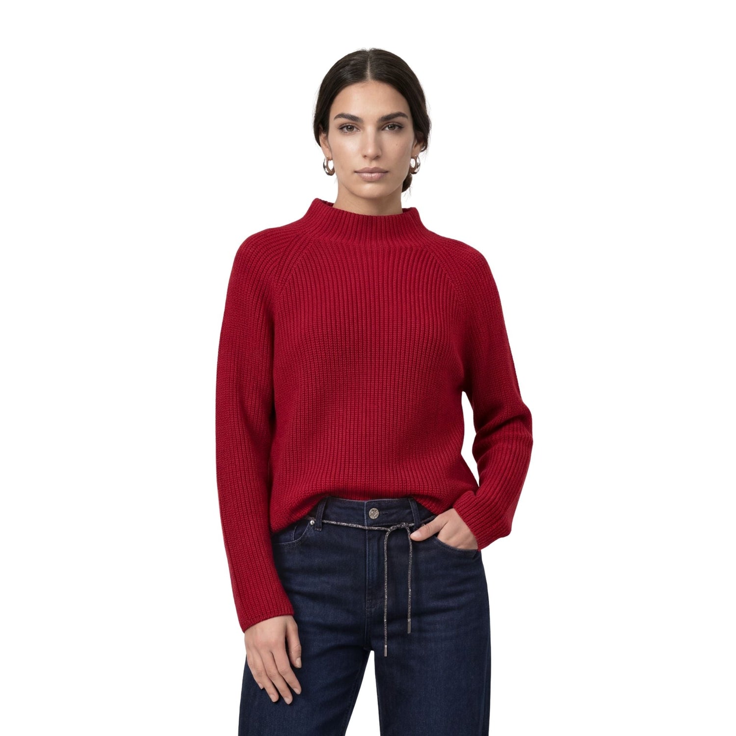 Strickpullover mit Stehkragen - Mode von Monari
