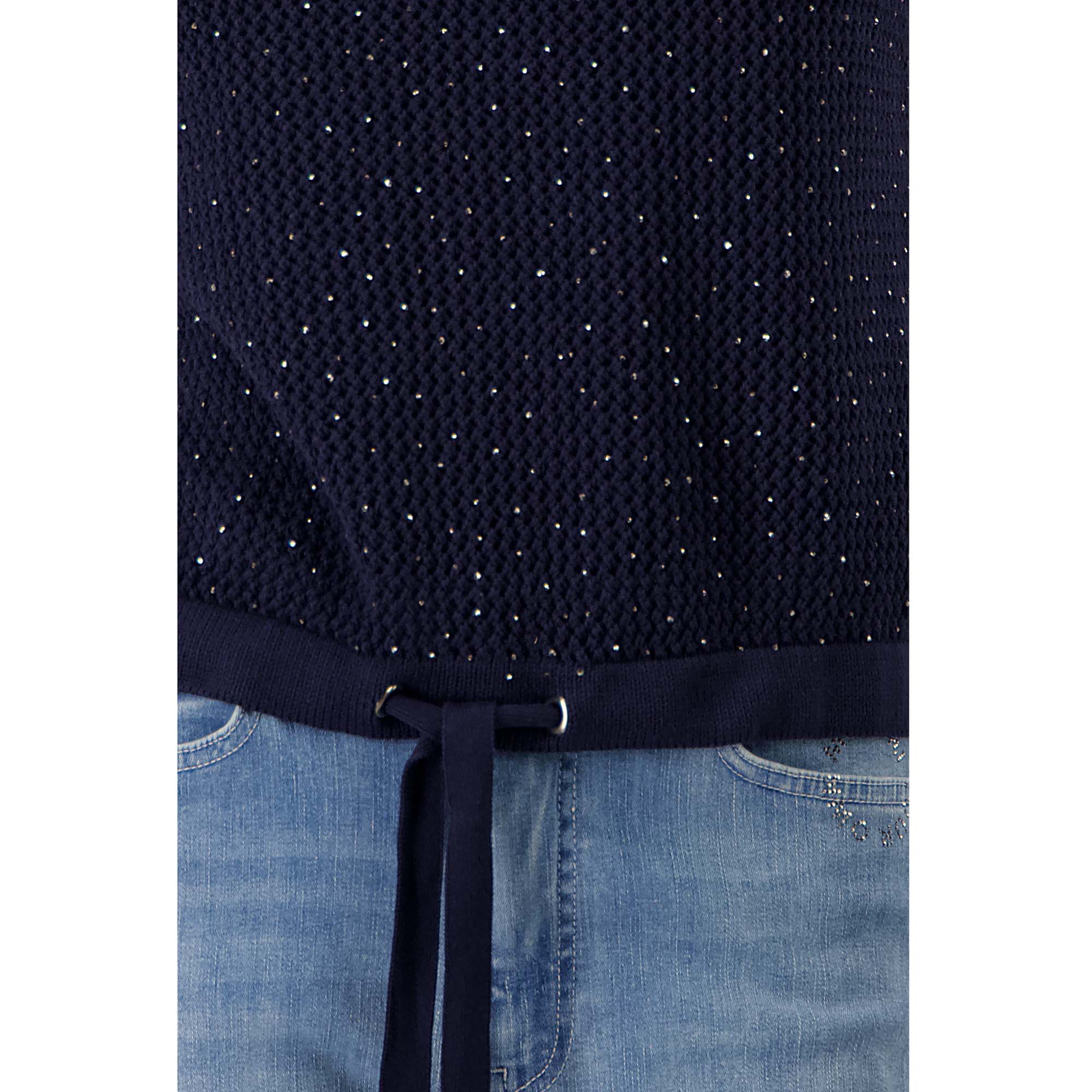 Strickpullover mit Strasssteinen - Mode von Monari