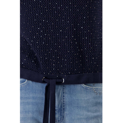 Strickpullover mit Strasssteinen - Mode von Monari