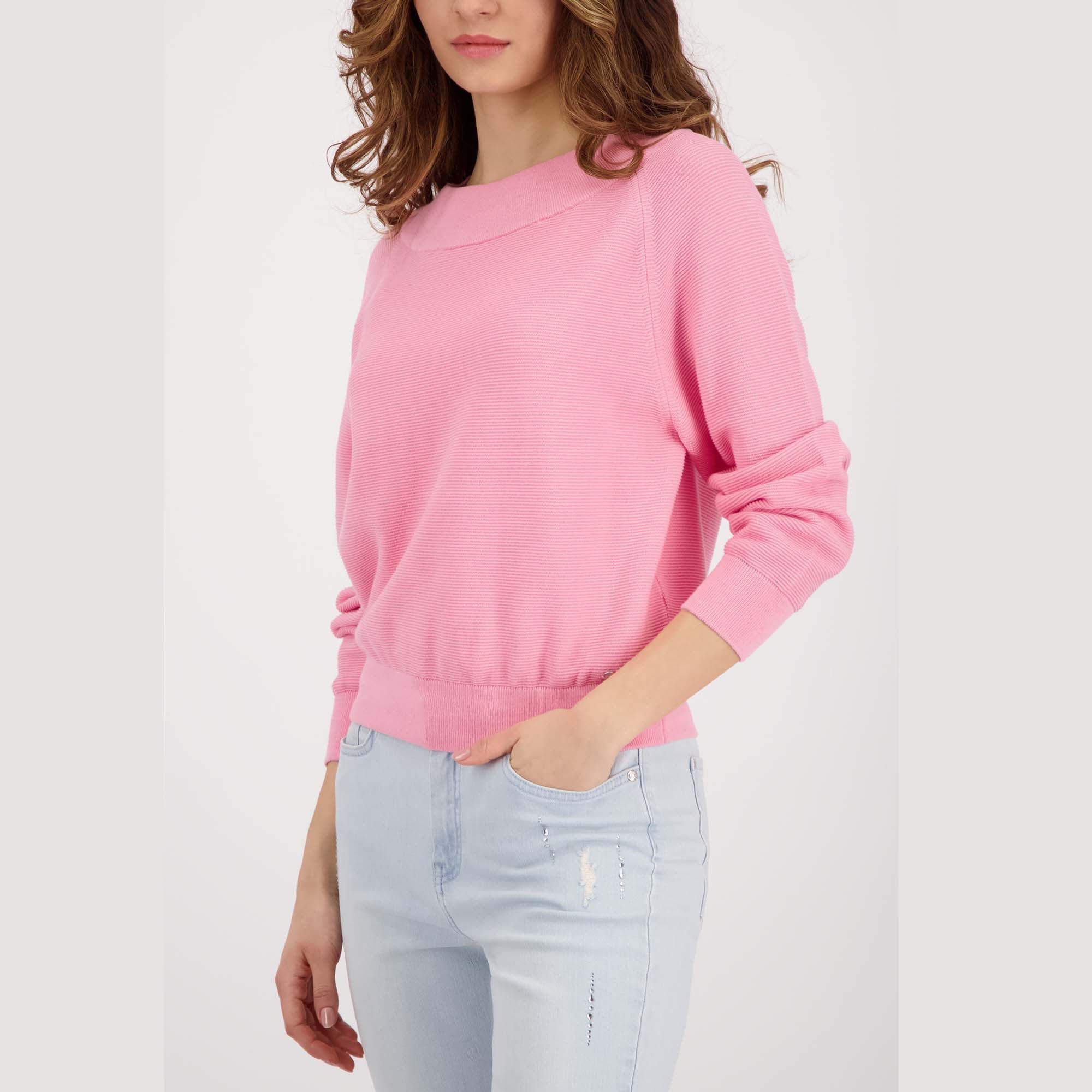 Strickpullover mit U - Boot Ausschnitt - Mode von Monari