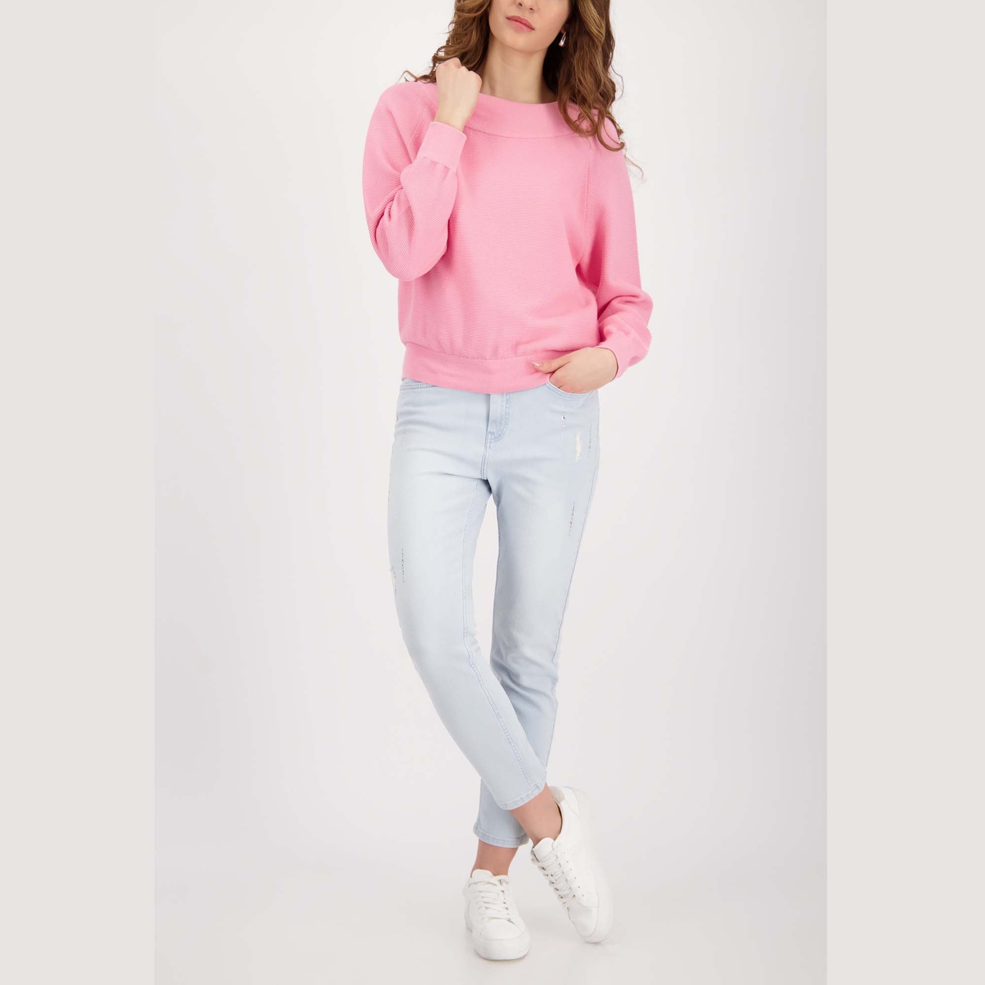 Strickpullover mit U - Boot Ausschnitt - Mode von Monari