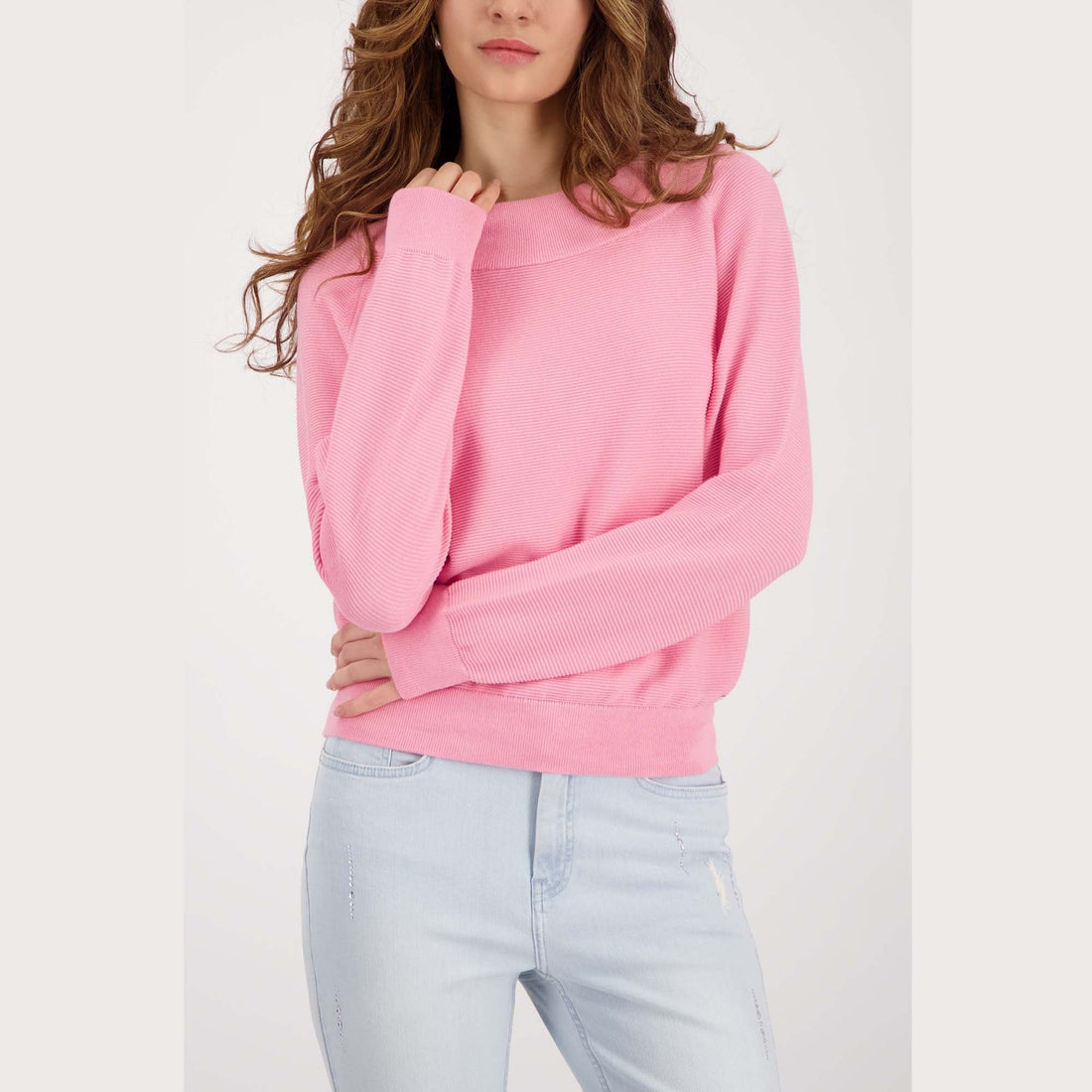 Strickpullover mit U - Boot Ausschnitt - Mode von Monari