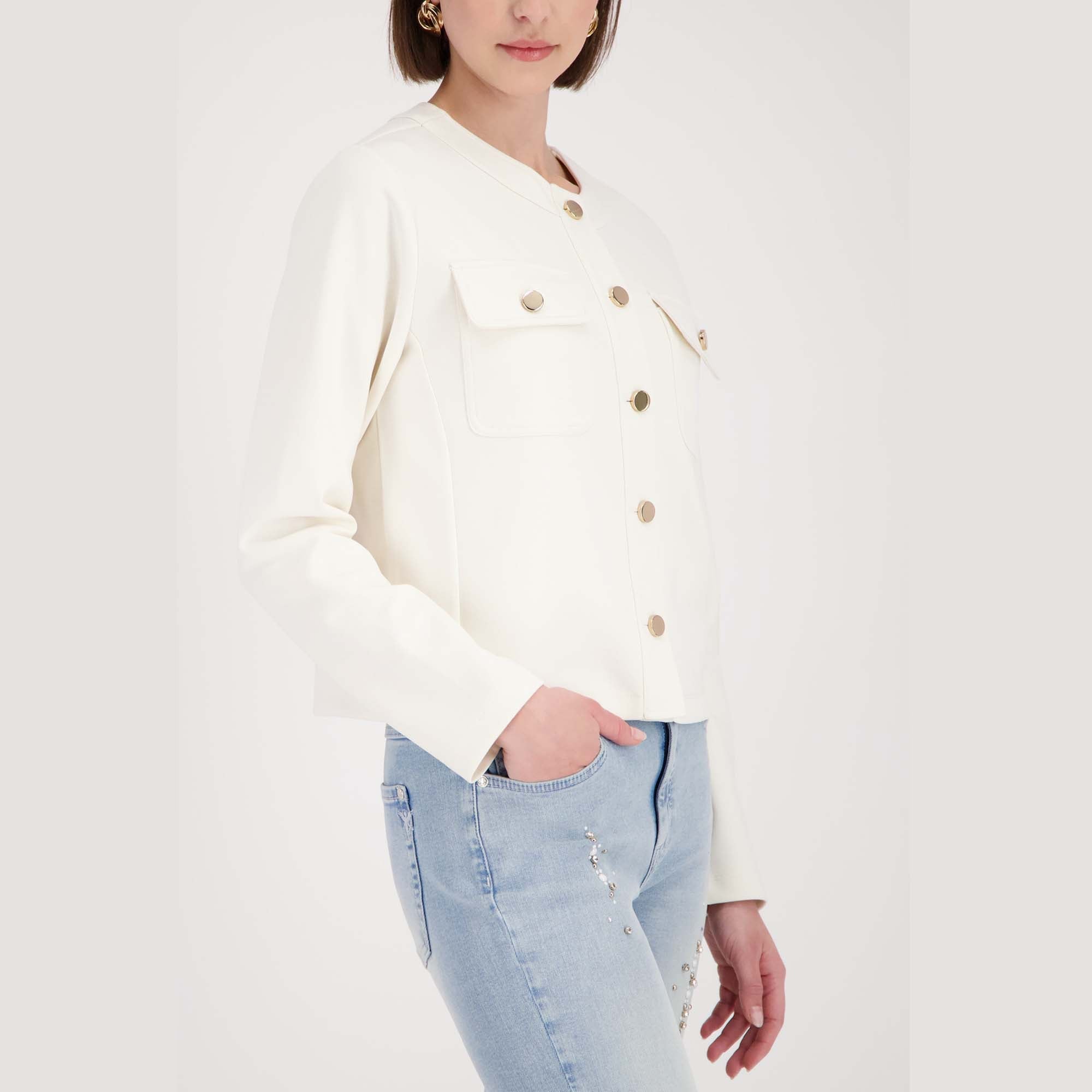 Sweatjacke mit Taschen - Mode von Monari